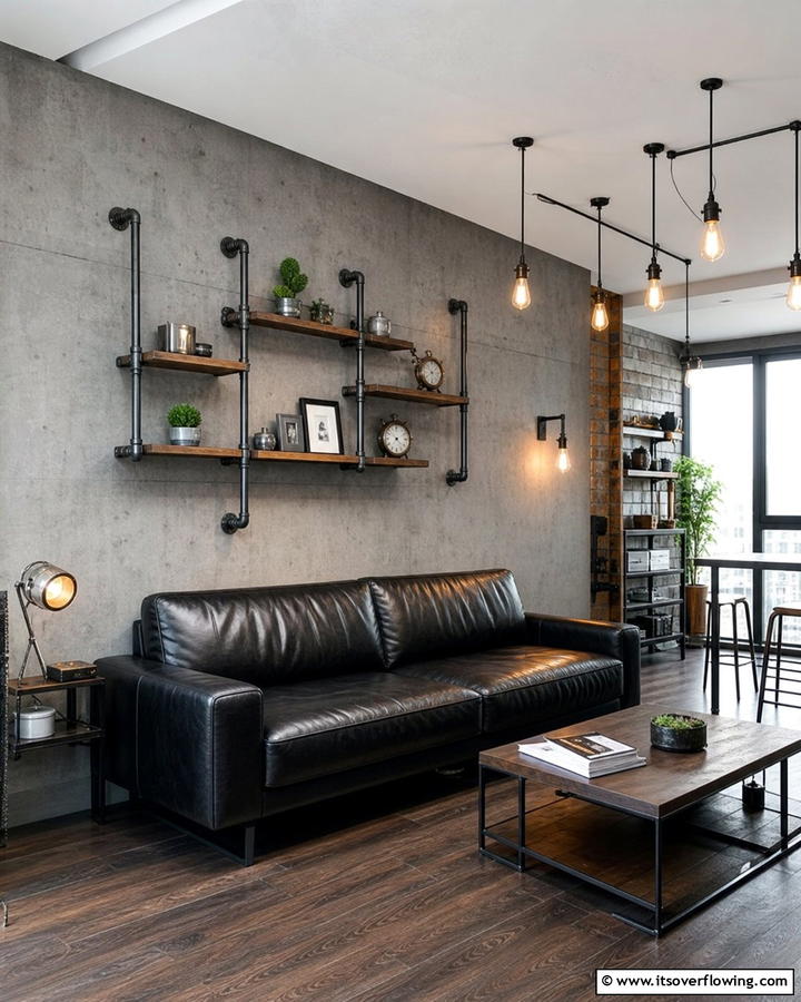 Industrial Concrete Look - 30 Wall Painting Ideas for Every Room in Your Home