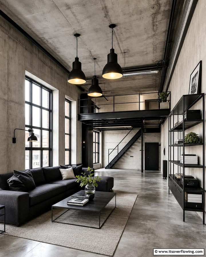 Industrial Minimalism for Urban Appeal - 30 Minimalist Decorating Ideas for a Clutter-Free Home