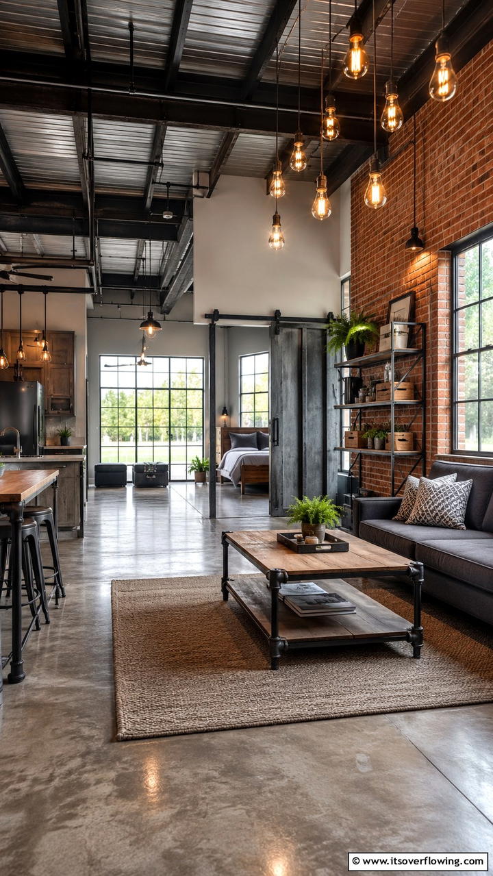 Industrial Style Guest House - 30 Guest House Ideas- Inviting Retreats & Functional Spaces