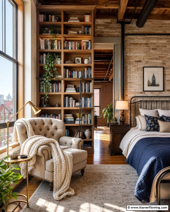 Industrial Style Loft Bedroom - 25 Loft Bedroom Ideas for a Unique and Cozy Space