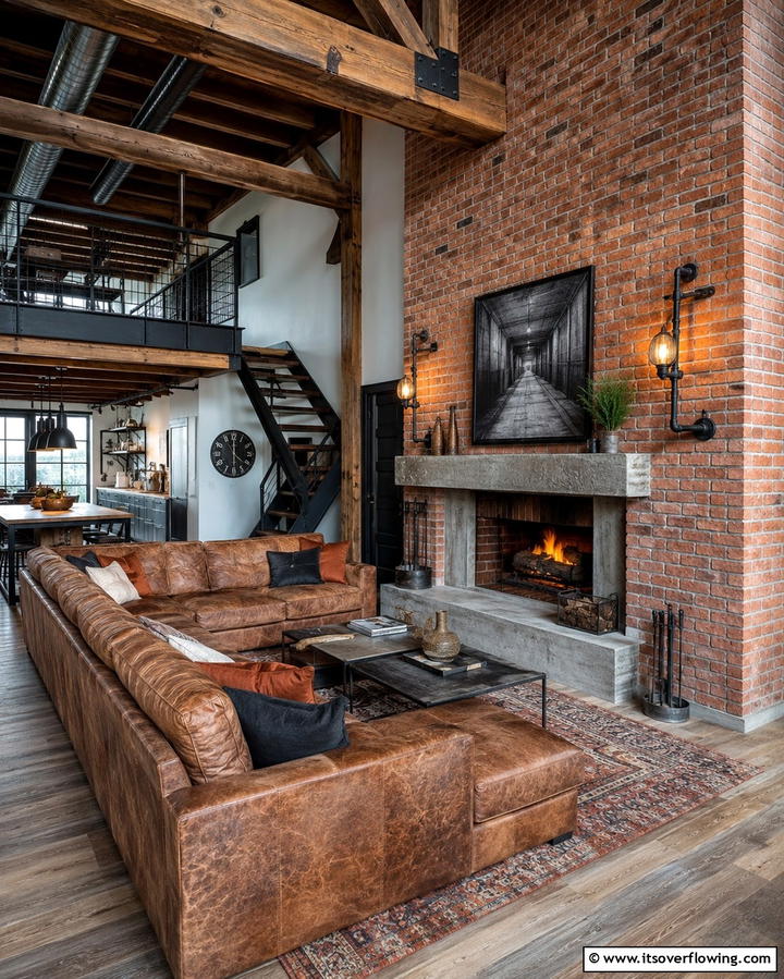 Industrial Style Sconces for an Edgy Look - 25 Fireplace Sconces Ideas for a Warm Ambiance