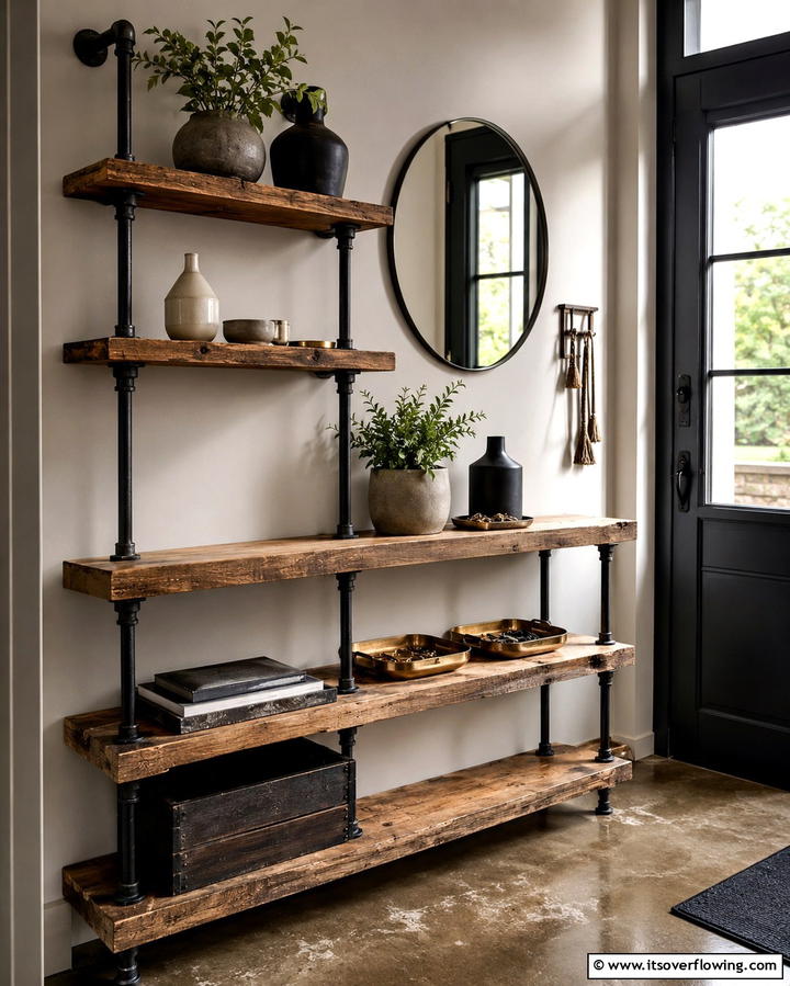Industrial Style Shelving - 25 Grunge Aesthetic Room Decor Ideas for a Unique Look