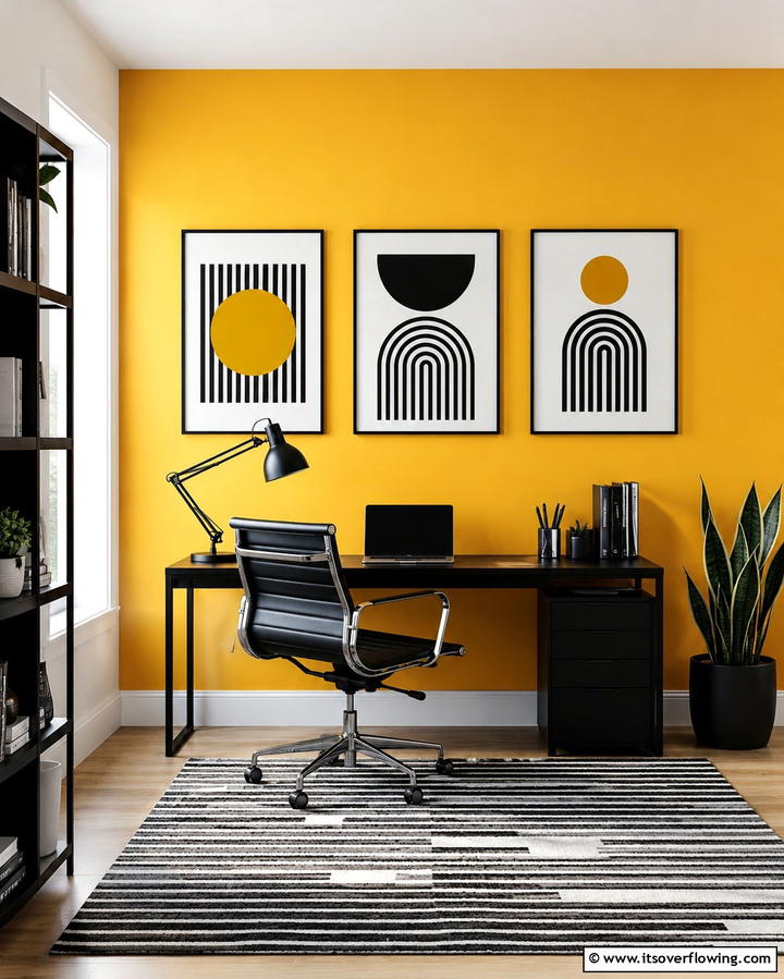 Inexpensive Art Prints - 30 Affordable Budget Home Office Ideas for Productive Workspaces