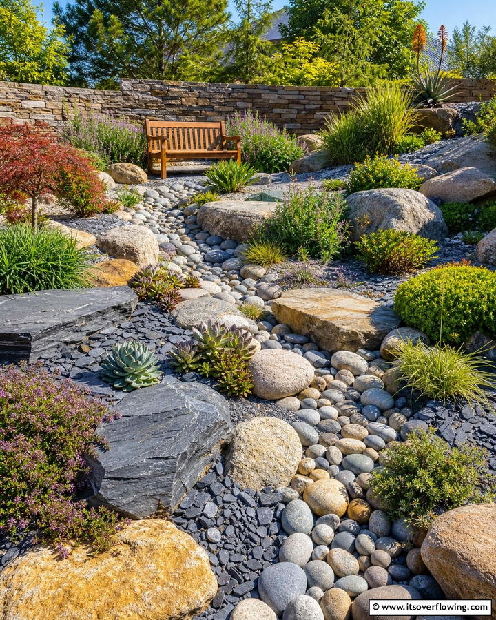Inexpensive Rock Gardens - 21 Cheap Backyard Makeover Ideas on a Budget