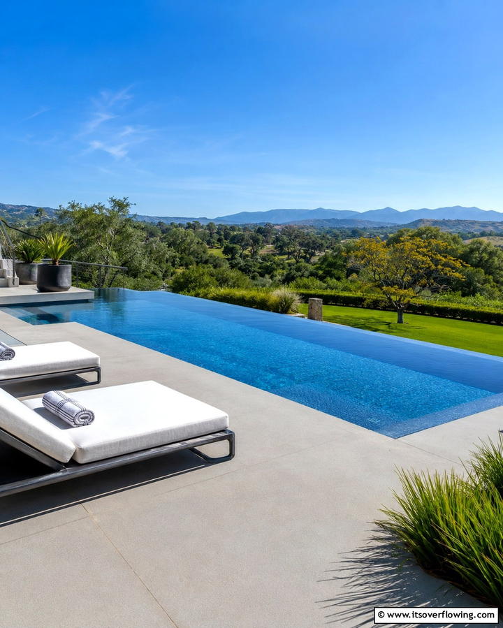 Infinity Edge Design - 25 Spool Pool Ideas for Compact Backyard Spaces