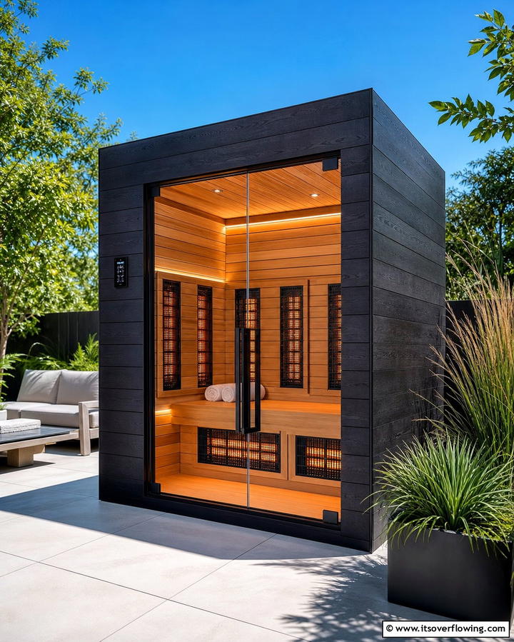 Infrared Outdoor Sauna - 25 Outdoor Sauna Ideas for Relaxing Backyard Retreats