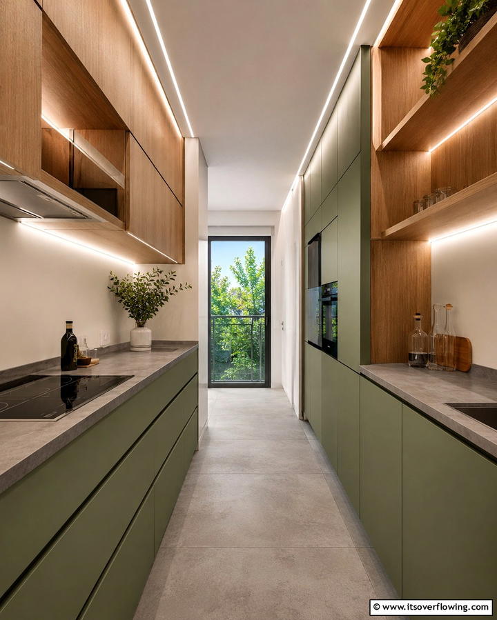 Innovative Cabinetry Designs - 30 Galley Kitchen Ideas for Efficient and Stylish Layouts