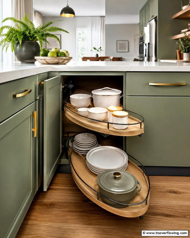 Innovative Corner Cabinet Solutions - 30 Smart Cabinet Storage Ideas to Declutter and Organize Your Home