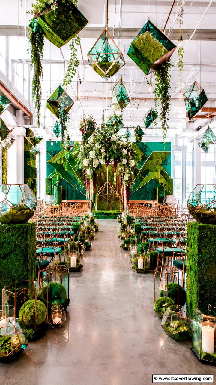 Innovative Emerald Decor Concepts - 30 Emerald Green Wedding Ideas for Luxurious Celebrations