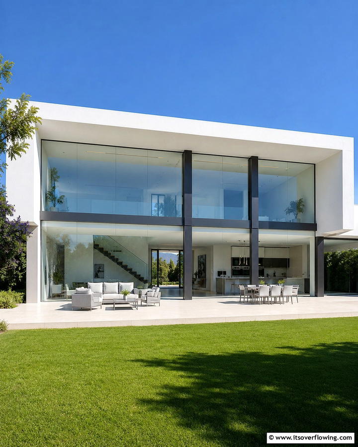 Innovative Entryways - 30 Minimalist House Exterior Ideas- Clean & Modern Designs