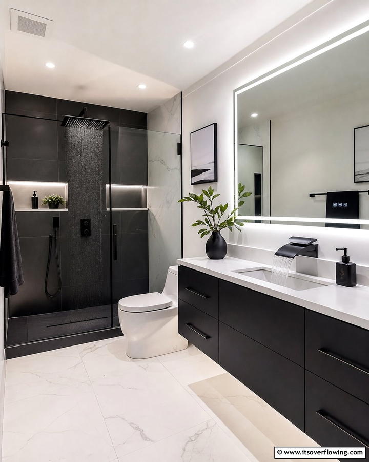 Innovative Fixtures - 21 Modern Bathroom Ideas for a Luxurious Spa Experience