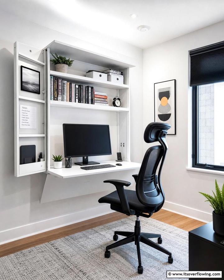 Innovative Fold Out Shelf - 21 Corner Shelf Ideas for Stylish Space Optimization