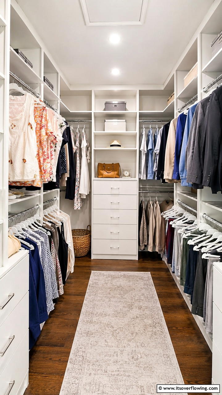 Innovative Hanging Systems - 21 Functional Walk-In Closet Ideas for Organized Spaces