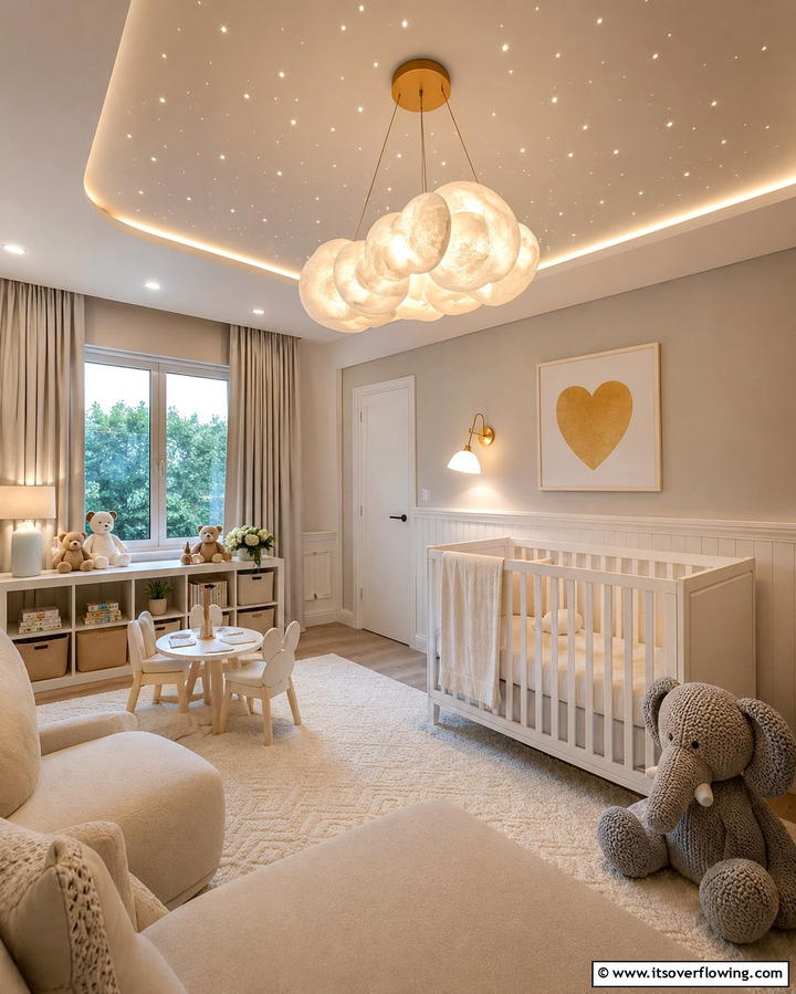 Innovative Lighting Fixtures - 30 Small Nursery Ideas for Adorable Compact Spaces