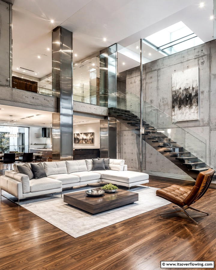 Innovative Material Mix - 30 Bold Brutalist Interior Design Concepts for Modern Spaces