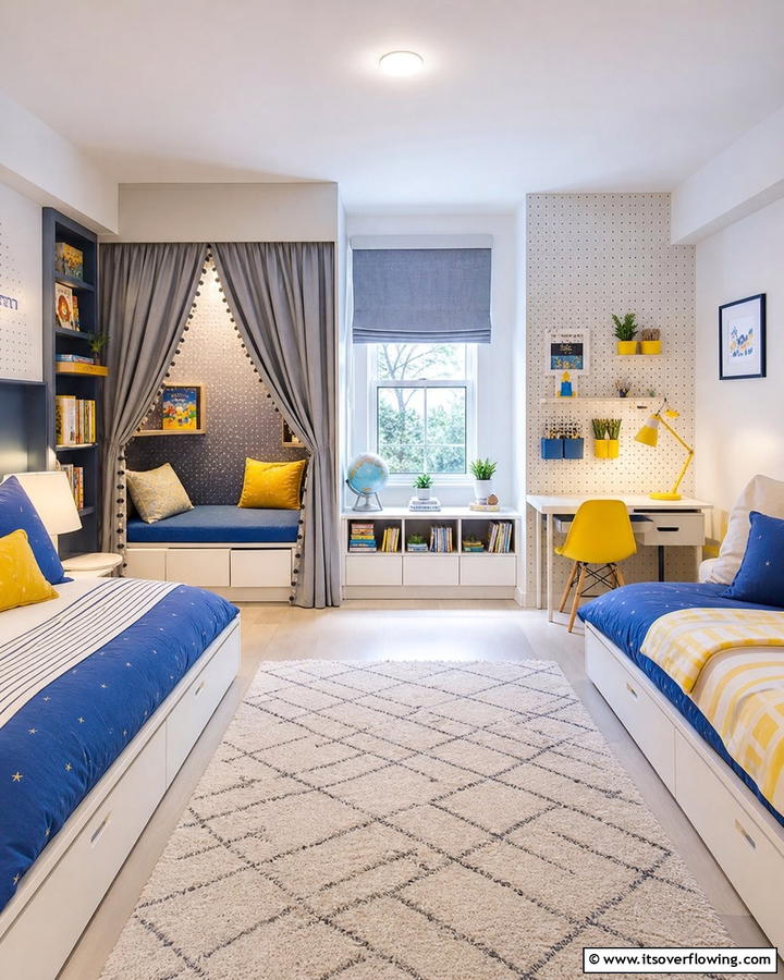 Innovative Multi Use Corners - 21 Shared Small Room Ideas for Siblings’ Harmonious Space