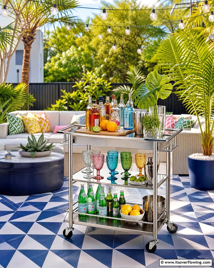 Innovative Outdoor Bar Carts - 21 Outdoor Furniture Ideas for Durable & Stylish Spaces