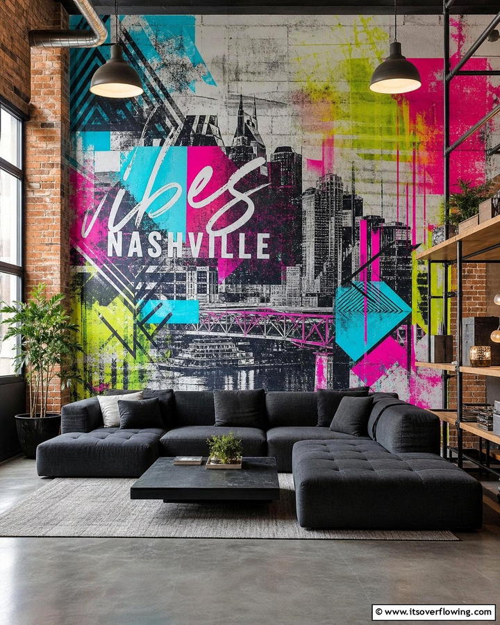 Innovative Street Art Vibes - 21 Nashville Mural Ideas to Inspire Your Home Art