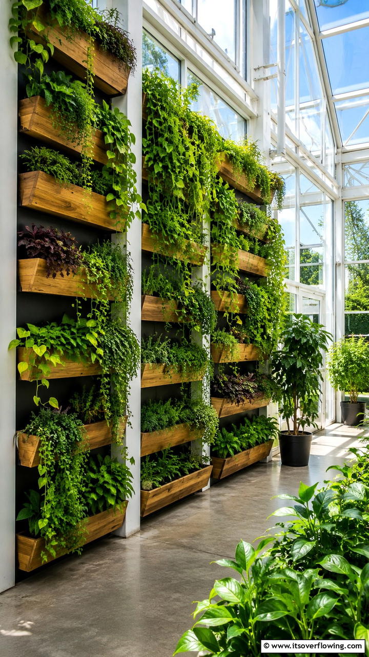 Innovative Vertical Planter Shelves - 30 Greenhouse Shelving Ideas- Organized Plant Storage