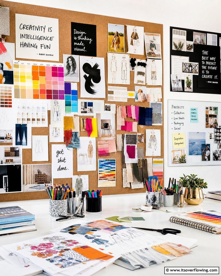 Inspirational Mood Board - 25 Art Room Ideas for Creative Inspiration