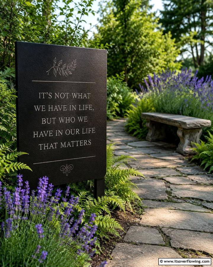 Inspirational Quote Signs - 25 Garden Sign Ideas to Personalize Your Outdoor Space