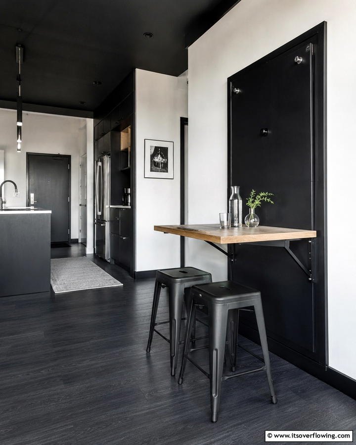 Install Wall Mounted Dining Tables - 25 Small Dining Room Ideas for Compact Spaces