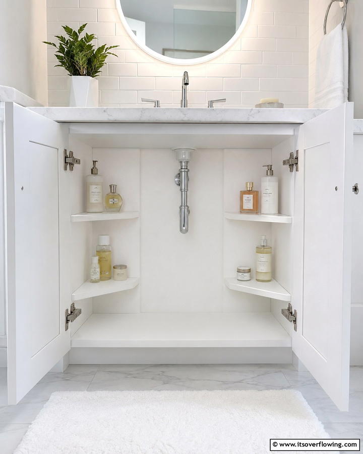 Install Wire Baskets - 25 Bathroom Cabinet Organization Ideas for a Clutter-Free Space