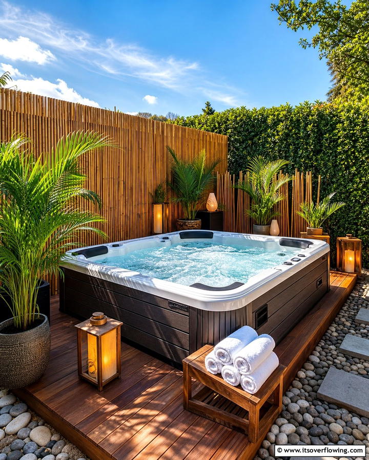 Install a Hot Tub - 25 Backyard Oasis Ideas for Ultimate Relaxation