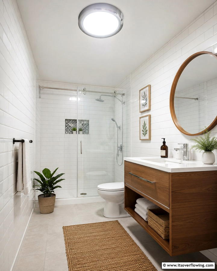 Install a Light Tunnel - 20 Windowless Bathroom Ideas to Brighten Up Your Space