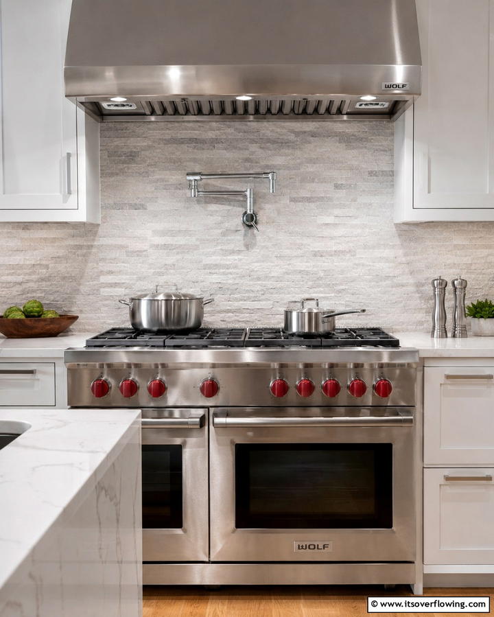Install a Pot Filler Faucet - 25 Inspiring Kitchen Remodel Ideas for a Modern Look