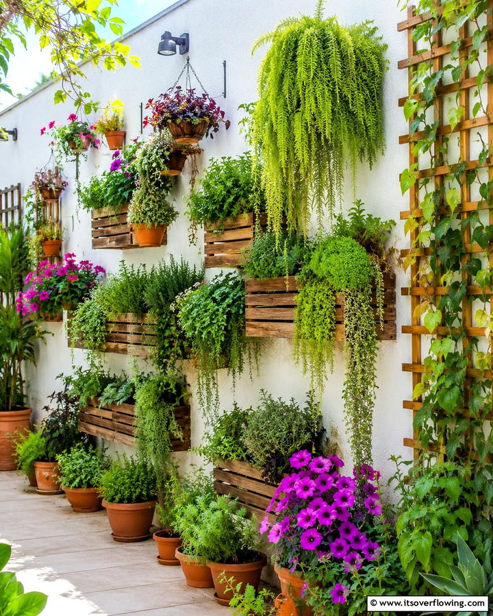 Install a Vertical Garden - 20 Spring Garden Ideas to Refresh Your Outdoor Space