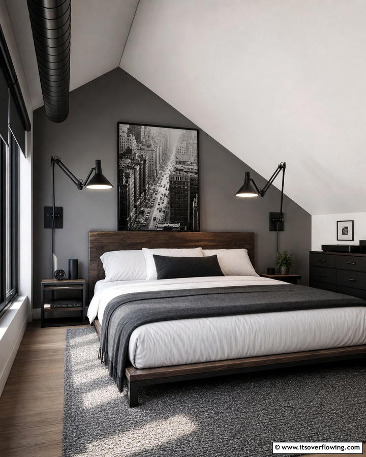 Installing Wall Sconces for Space Saving Lighting - 25 Low Sloped Ceiling Bedroom Ideas for Unique Spaces
