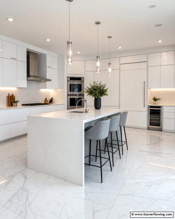 Integrated Appliances - 21 Modern Kitchen Ideas for Sleek, Functional Spaces