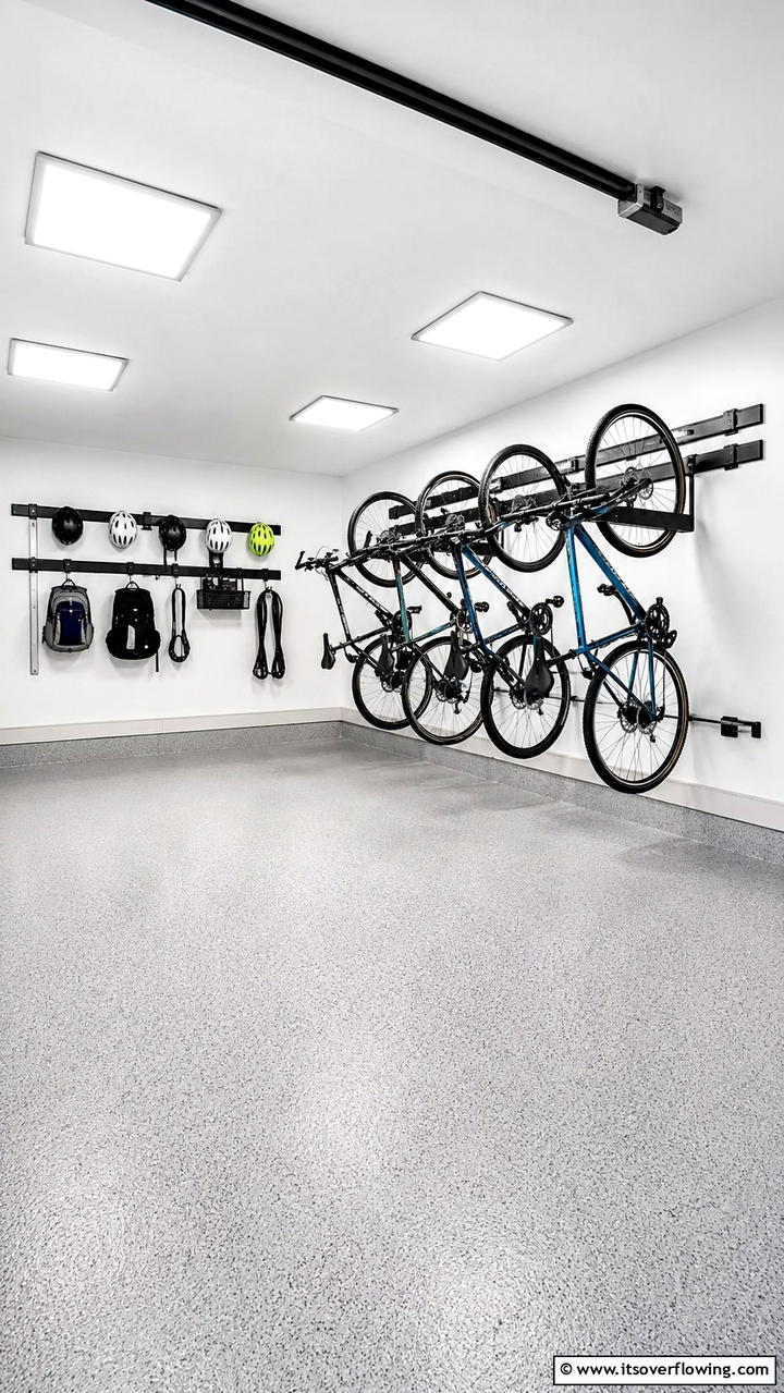 Integrated Bike Racks - 30 Garage Wall Ideas for Organized, Functional Spaces