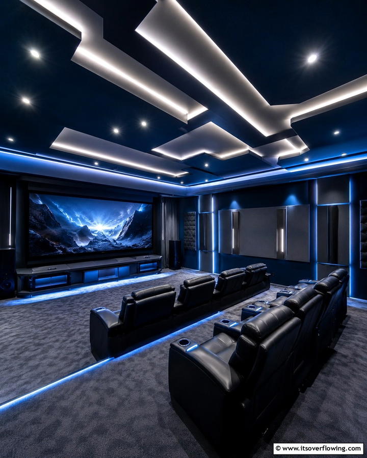 Integrated LED Lighting - 30 Accent Ceiling Ideas to Elevate Your Space