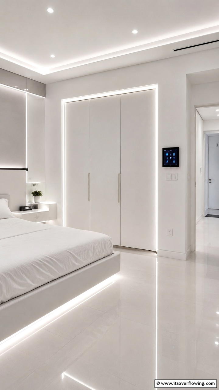 Integrated Lighting Closet Door - 30 Closet Door Ideas to Enhance Style and Functionality