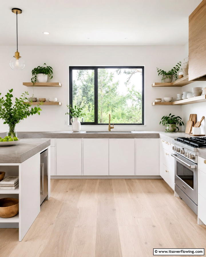 Integrated Sinks - 25 Concrete Countertop Ideas for a Durable and Stylish Kitchen