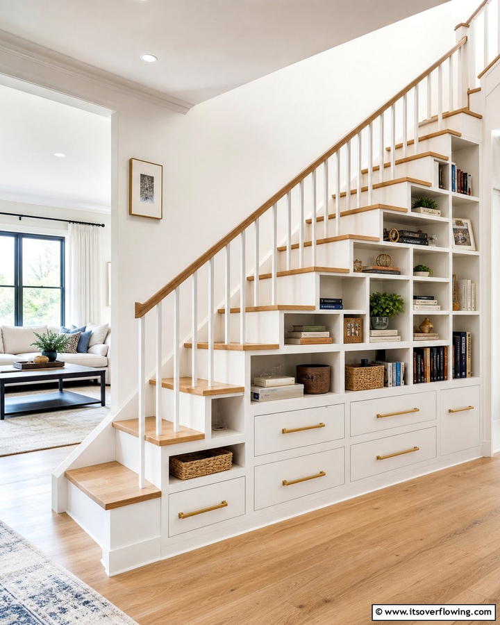 Integrated Storage Functional Staircase Solutions - 21 Creative Staircase Design Ideas for Modern Homes