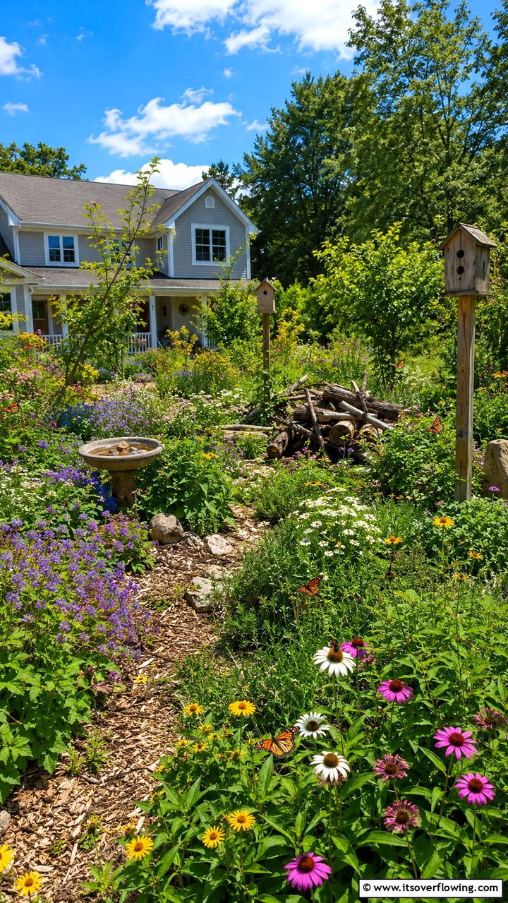 Integrated Wildlife Habitat - 30 Front Yard Landscaping Ideas for Stunning Curb Appeal
