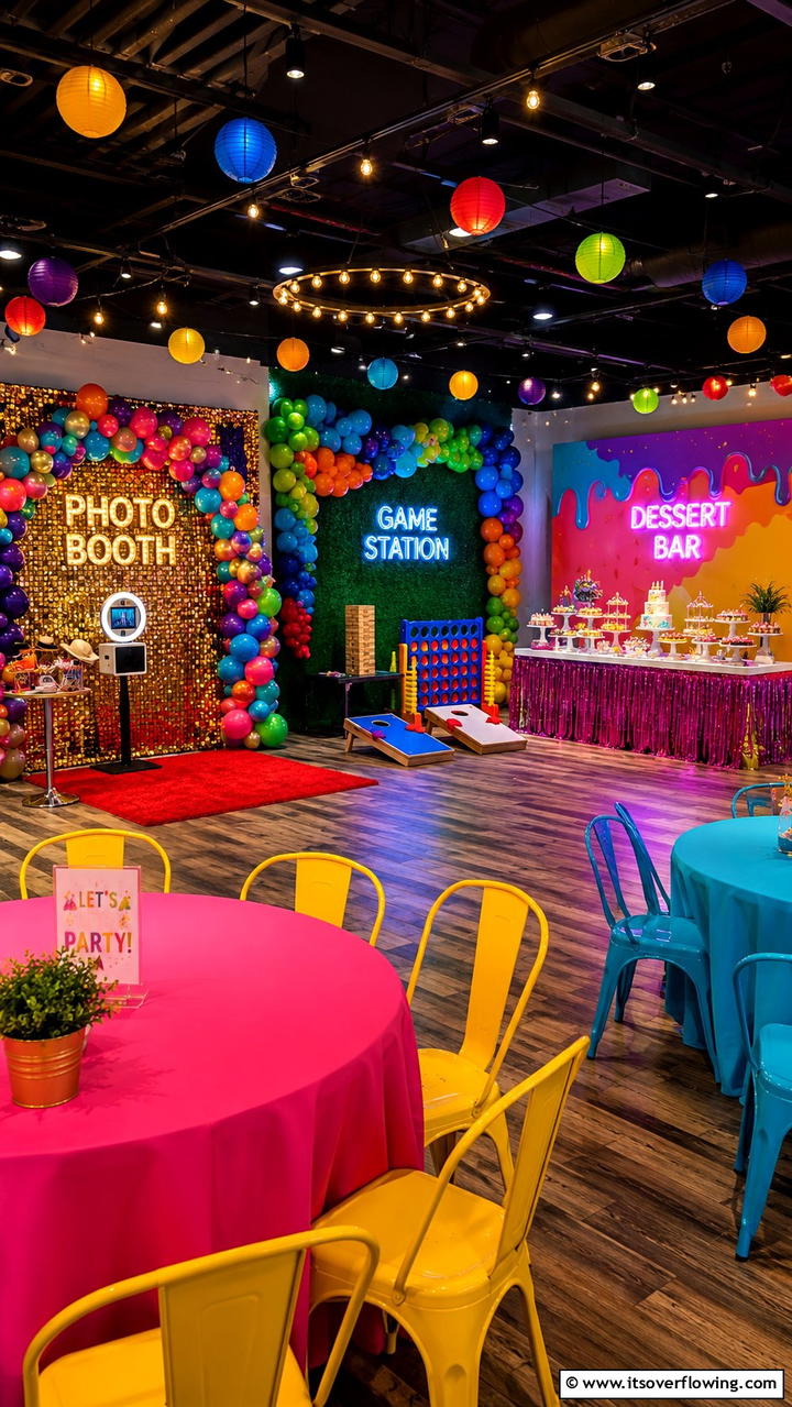 Interactive Celebration Zones - 30 Birthday Decoration Ideas for Memorable Celebrations