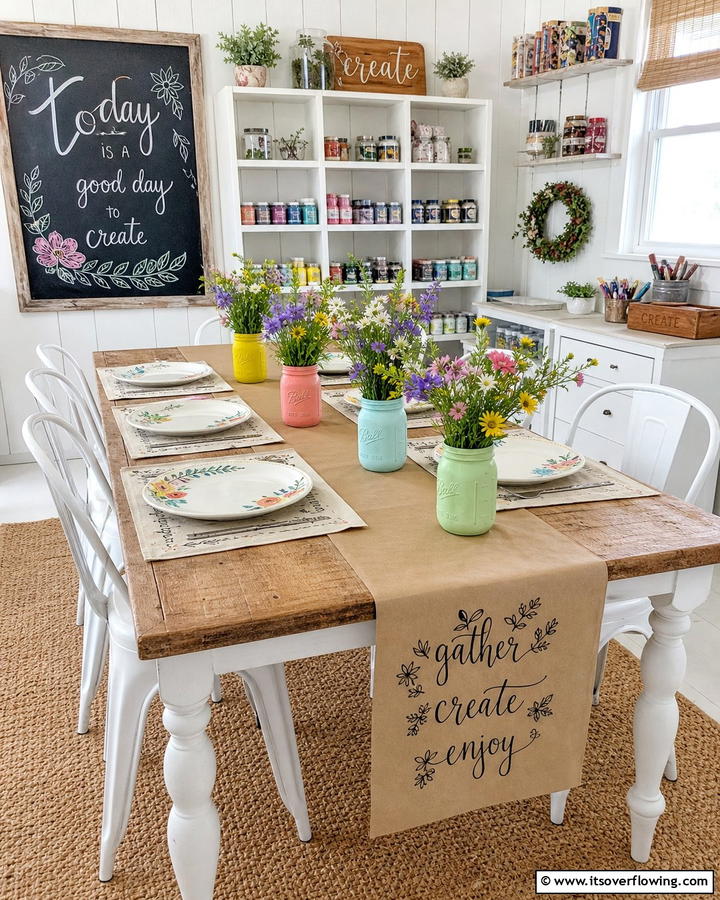 Interactive DIY Decor - 21 Dining Room Table Decor Ideas for Every Occasion