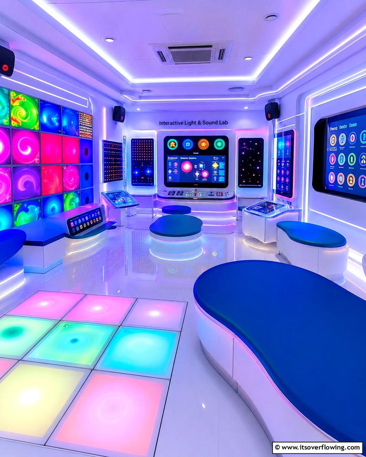 Interactive Light and Sound Lab - 30 Sensory Room Ideas for Calming and Stimulating Spaces