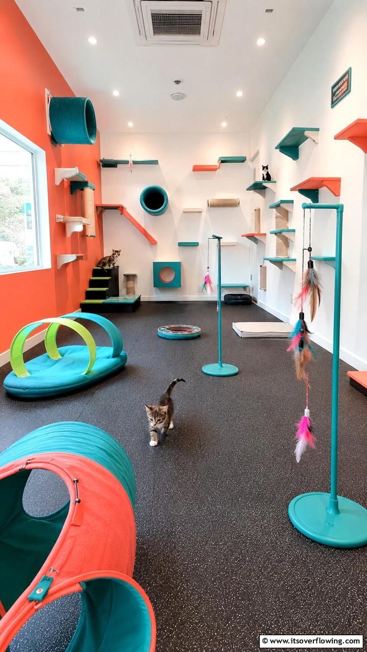 Interactive Play Zone - 30 Cat Room Ideas- Create a Purr-fect Space for Your Feline