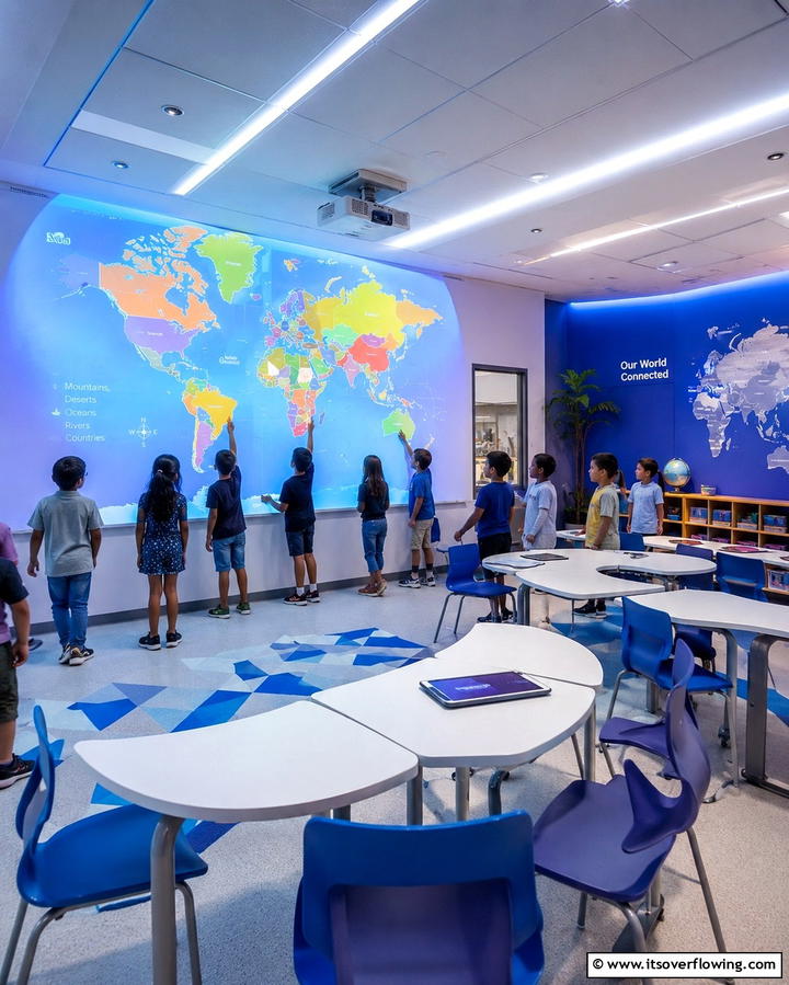 Interactive Projection Lighting - 25 Classroom Lighting Ideas for Better Learning