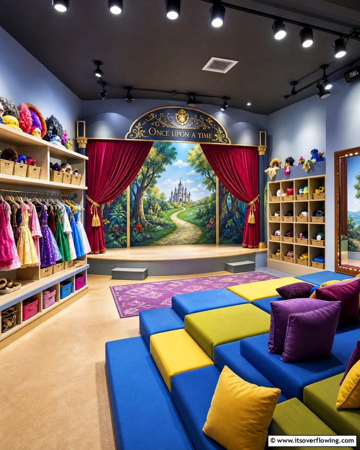 Interactive Role Playing Theater - 21 Playroom Ideas for Creative & Organized Kids Spaces