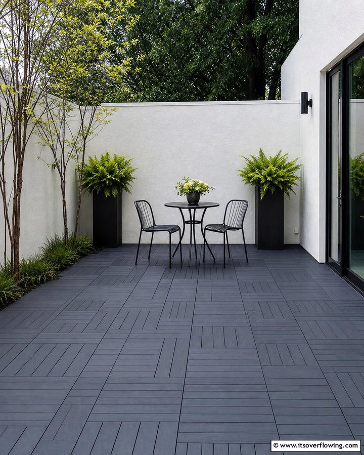 Interlocking Tiles for Easy Installation - 25 Patio Flooring Ideas to Transform Your Outdoor Space