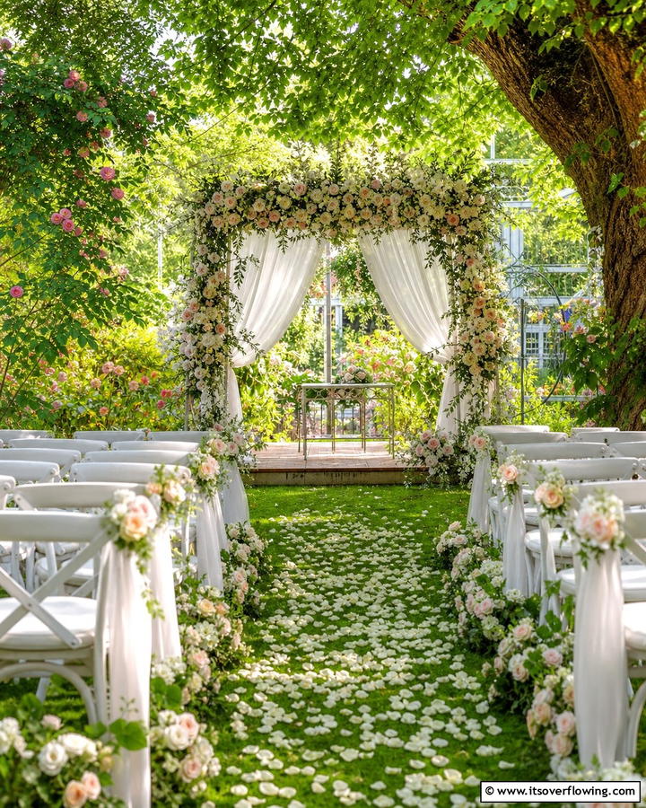 Intimate Garden Ceremony - 21 Intimate Small Wedding Ideas for Memorable Celebrations