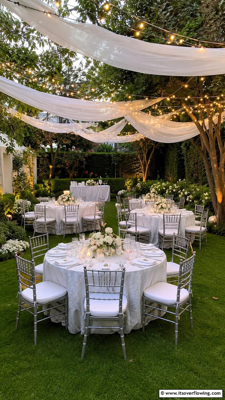 Intimate Garden Soiree - 30 Garden Wedding Ideas- Enchanting Outdoor Celebration Themes
