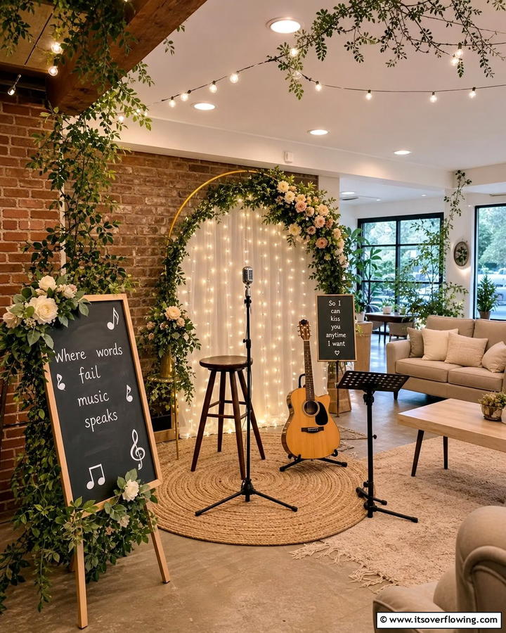 Intimate Music Corner - 21 Intimate Small Wedding Ideas for Memorable Celebrations