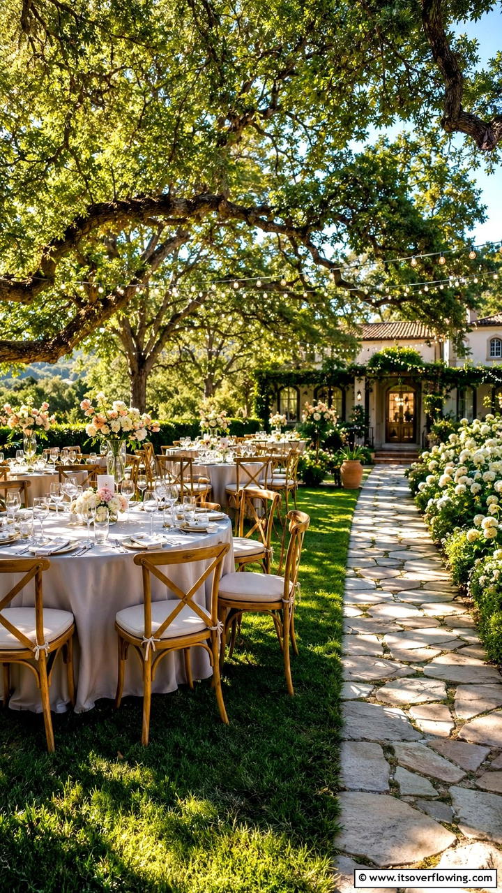 Intimate Outdoor Reception - 30 Bridgerton Wedding Ideas for Regency-Inspired Celebrations